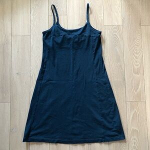 Patagonia Organic Cotton Vitality Strap Dress in Dark Blue Size M